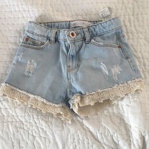 Girls Zara shorts
